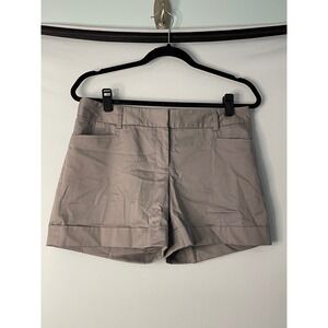 Express Editor Shorts Women's‎ Gray Tailored Flat Front Cuffed Size 4
